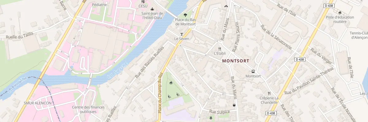 Plan du 10 Rue du Change à Alençon
