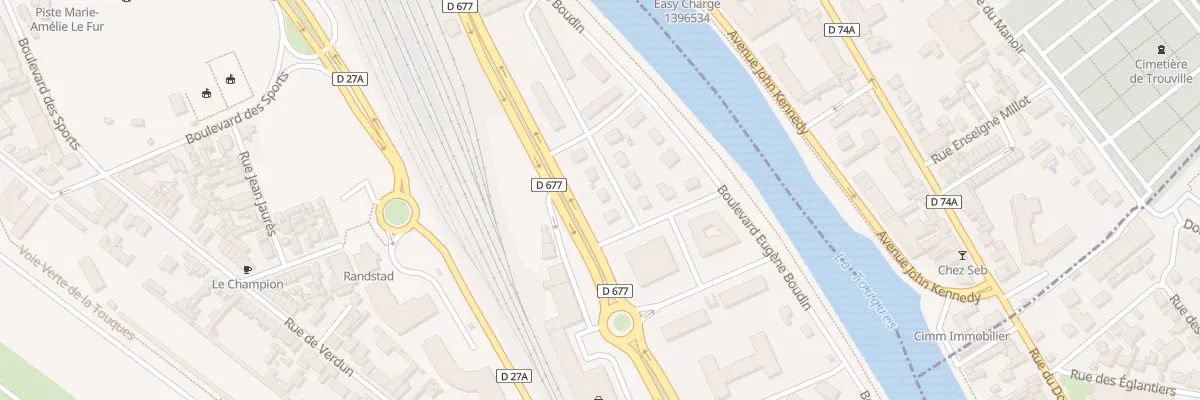 Plan du 10 Rue du Chanoine Laisne à Deauville