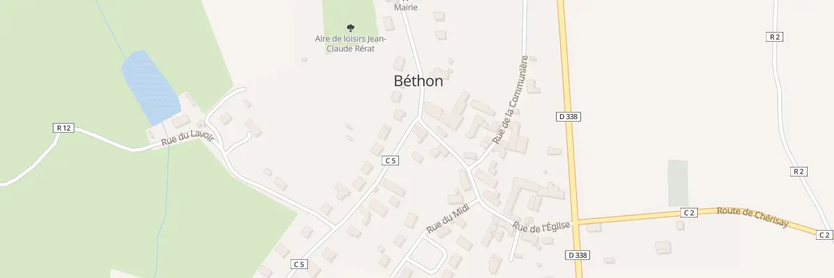 Plan du 17 Rue de L Eglise à Béthon