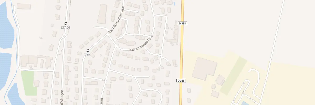 Plan du 18 Rue Ambroise Paré à Arçonnay