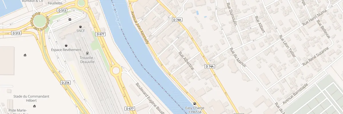 Plan du 25 Av John Kennedy à Trouville-sur-Mer