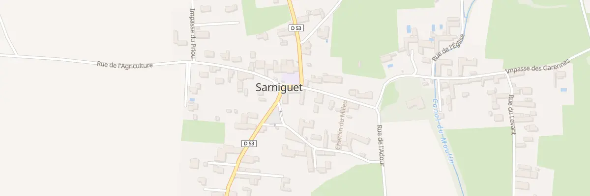 Plan du 5034 Le Village à Sarniguet