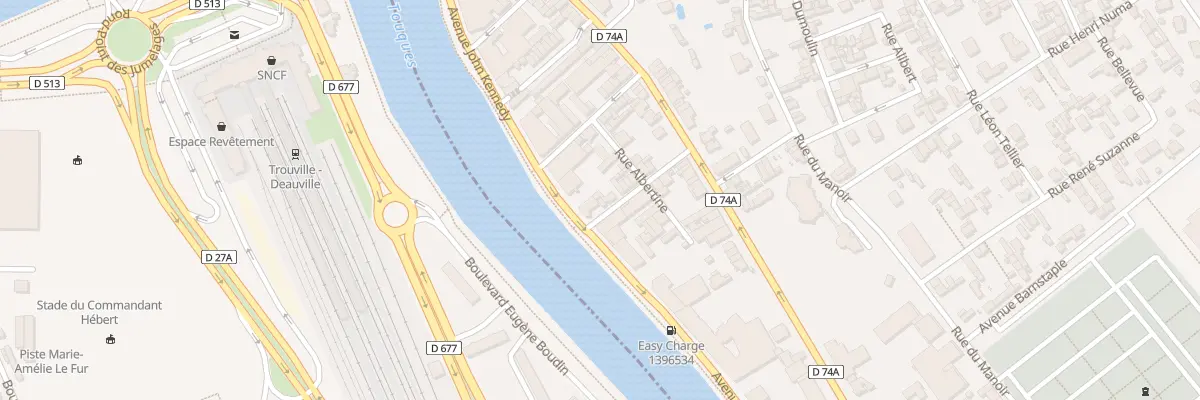Plan du 12 Rue Maurice Vincent à Trouville-sur-Mer