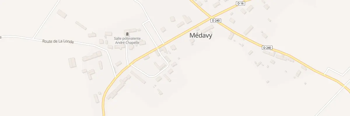 Plan du 6 Rue du four à Médavy