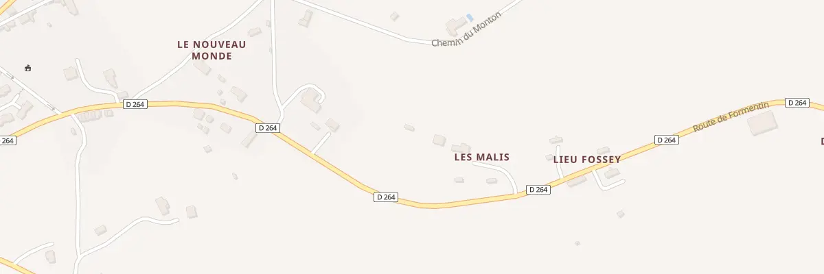 Plan du 801 Rte de Formentin à Bonnebosq