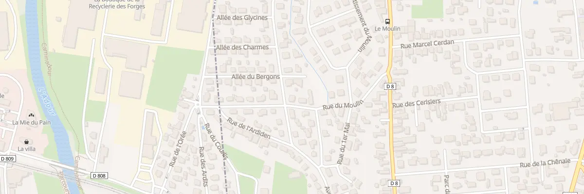 Plan du 30 Av des Castors à Aureilhan