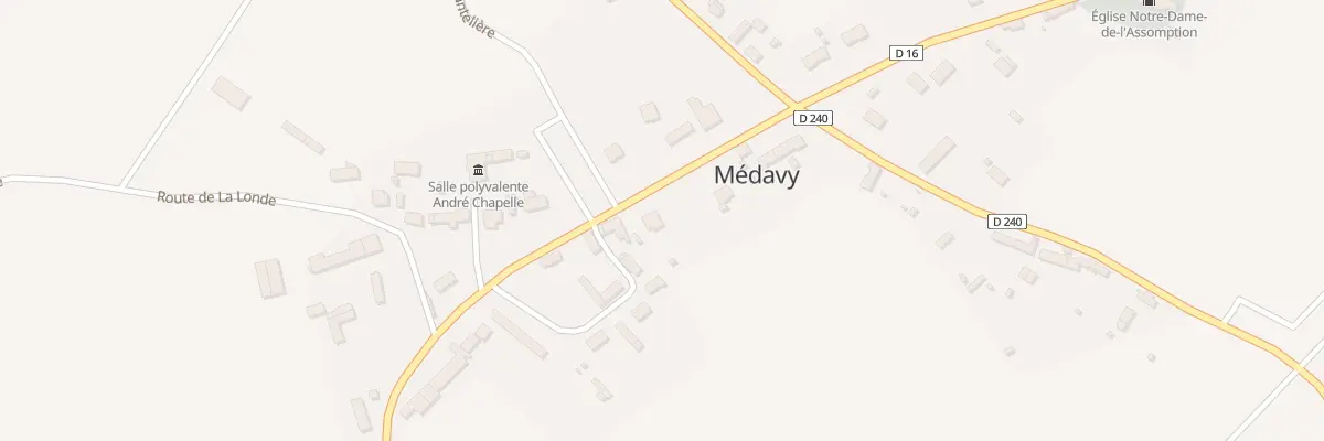 Plan du 29 Rte du Château à Médavy