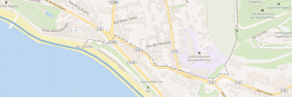 Plan du 16 Rue Claude Monet à Sainte-Adresse