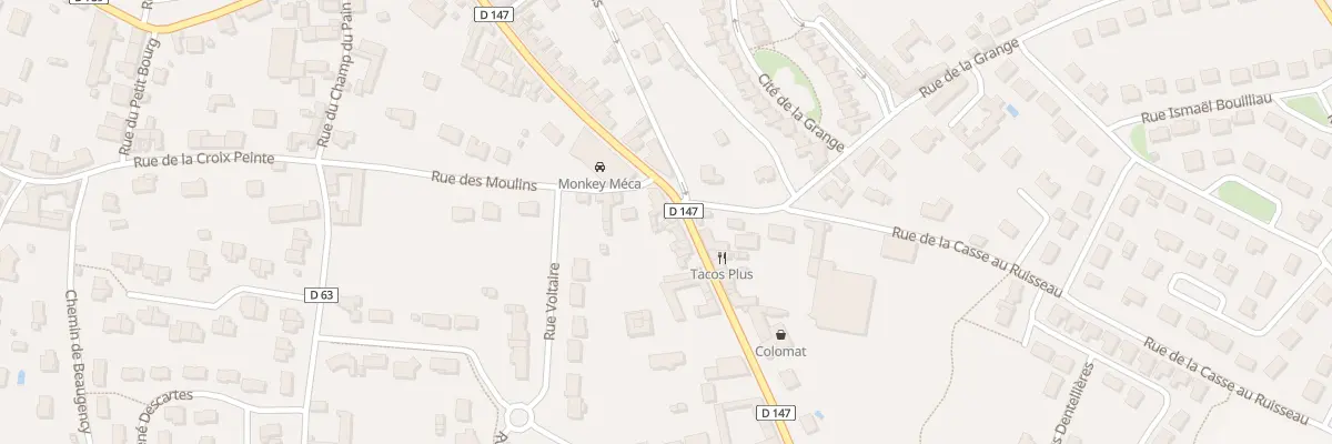 Plan du 4 Fg Saint Lazare à Loudun