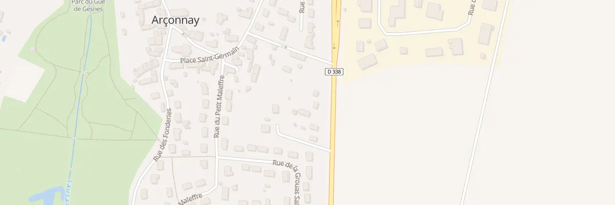 Plan du 9 Rte du Mans à Arçonnay