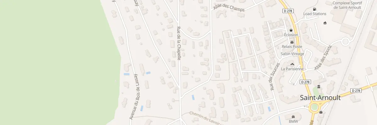 Plan du 41 Rue de la Chapelle à Saint-Arnoult