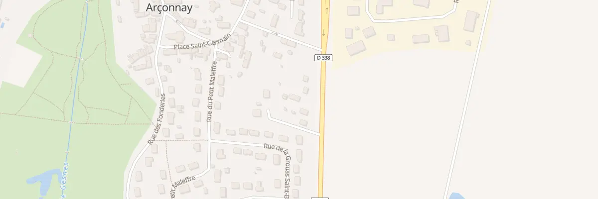 Plan du 7 Rte du Mans à Arçonnay