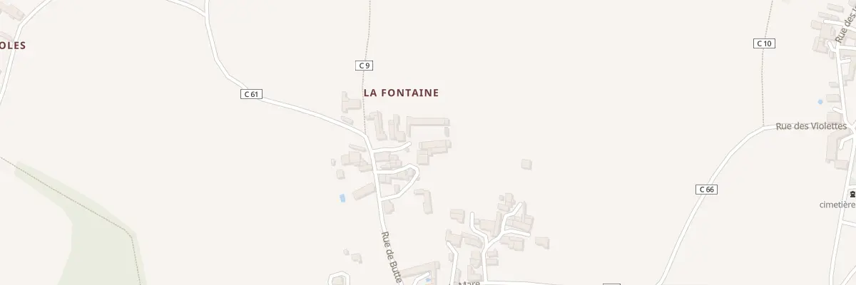 Plan du 4 Imp des Lauriers à Rom