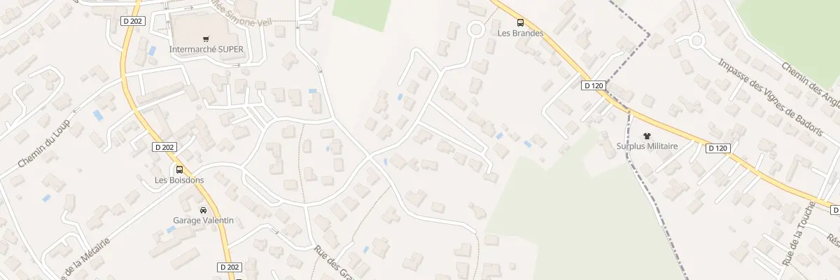 Plan du 4 Rue Georges Brassens à Linars