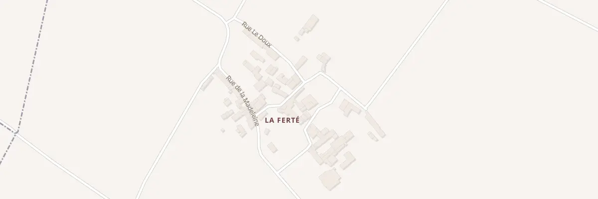 Plan du 6 Rue de la Mare de la Ferte à Villefagnan
