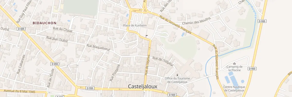 Plan du 41 Rue de Veyries à Casteljaloux