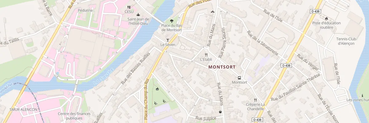 Plan du 25 Rue Saint-Pierre à Alençon