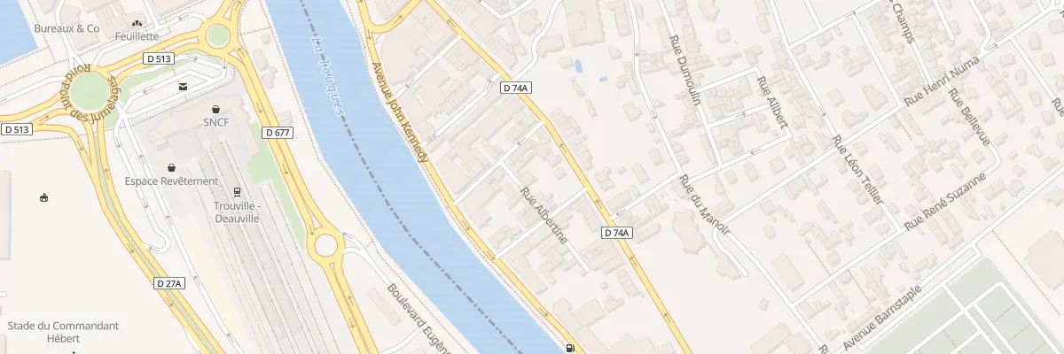 Plan du 9 Rue Albertine à Trouville-sur-Mer