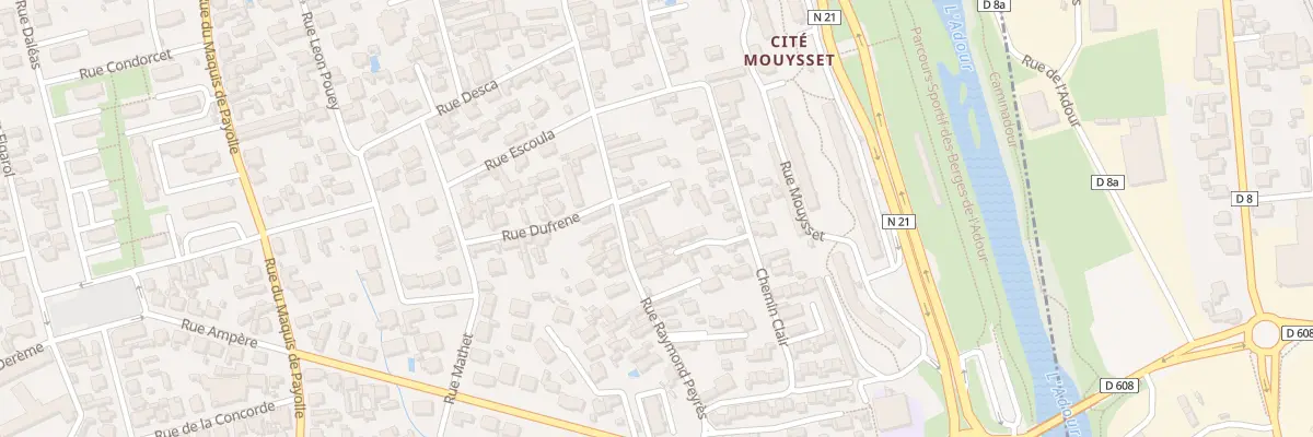 Plan du 29 Rue Raymond Peyrès à Tarbes