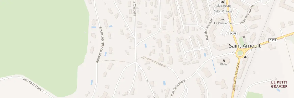 Plan du 1 Rue du Prieuré à Saint-Arnoult