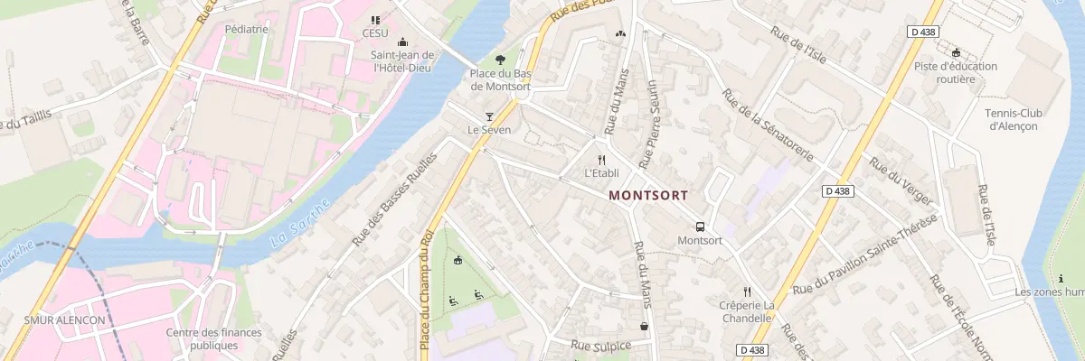 Plan du 23 Rue Saint-Pierre à Alençon
