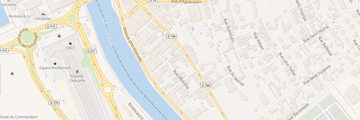 Plan du 99 Rue du Gal de Gaulle à Trouville-sur-Mer