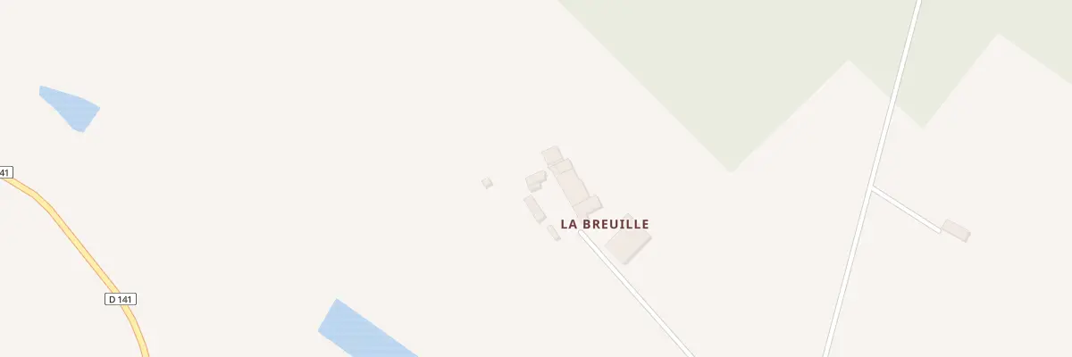Plan du 5070 Le Breuil à Courgeac