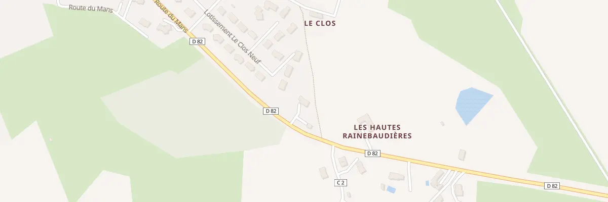 Plan du 5000 La Grande Denisiere à La Chapelle-Saint-Fray