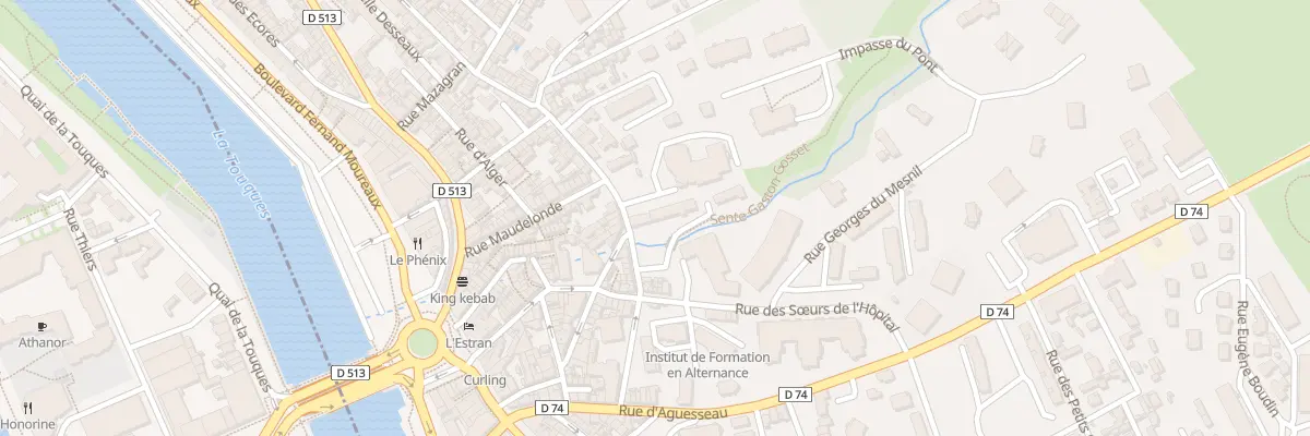 Plan du 9211 Rue Sylvestre Lasserre à Trouville-sur-Mer