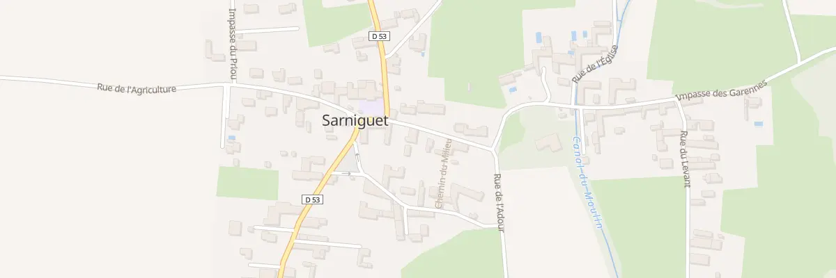 Plan du 2 Rue du Château à Sarniguet