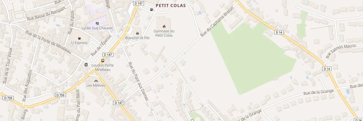 Plan du 10B Rue du Capitaine Breton à Loudun