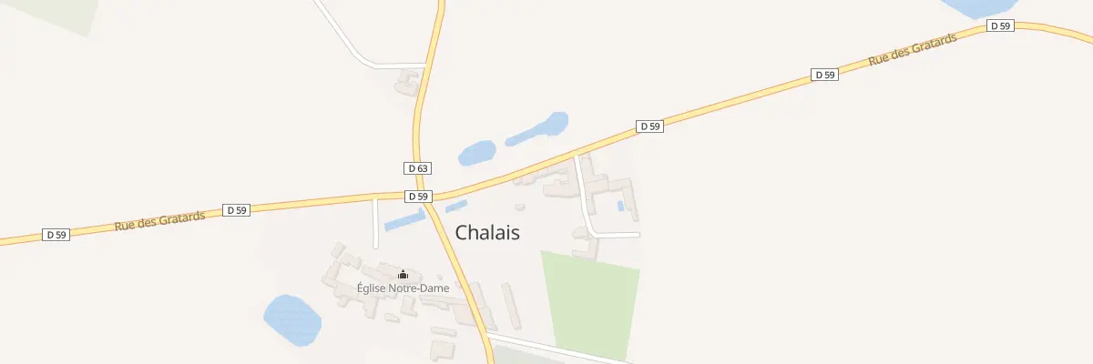 Plan du 5 Rue des Gratards à Chalais