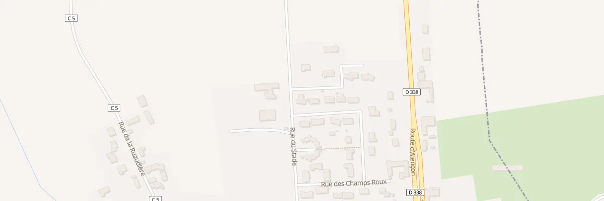 Plan du 34 Rue des Champs Roux à Oisseau-le-Petit