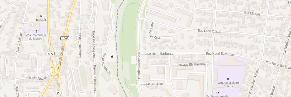 Plan du 13 Rue Henri Barbusse au Havre