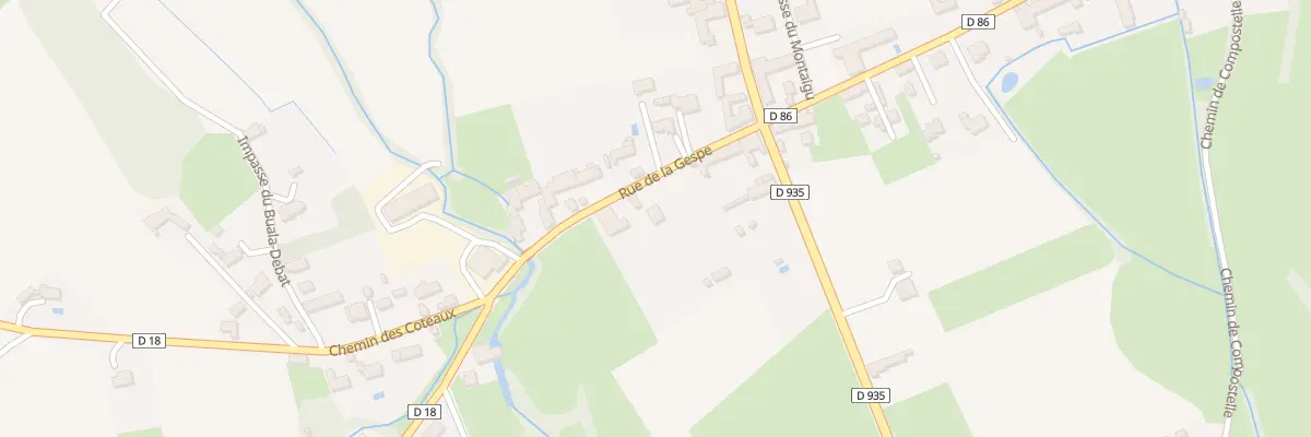 Plan du 105 Rue de la Gespe à Arcizac-Adour