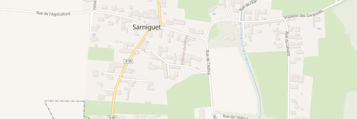 Plan du 5 Rue des Platanes à Sarniguet