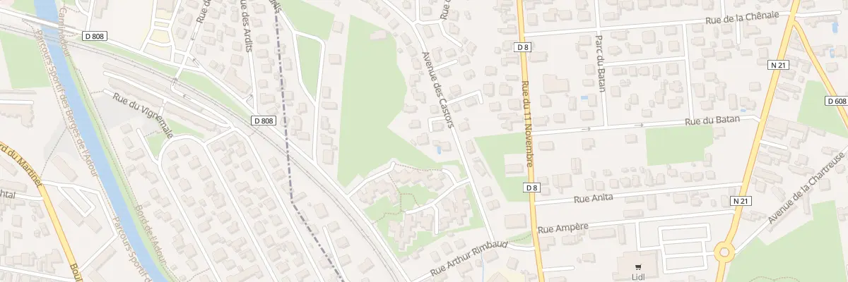 Plan du 6 Rue de l’Arbizon à Aureilhan