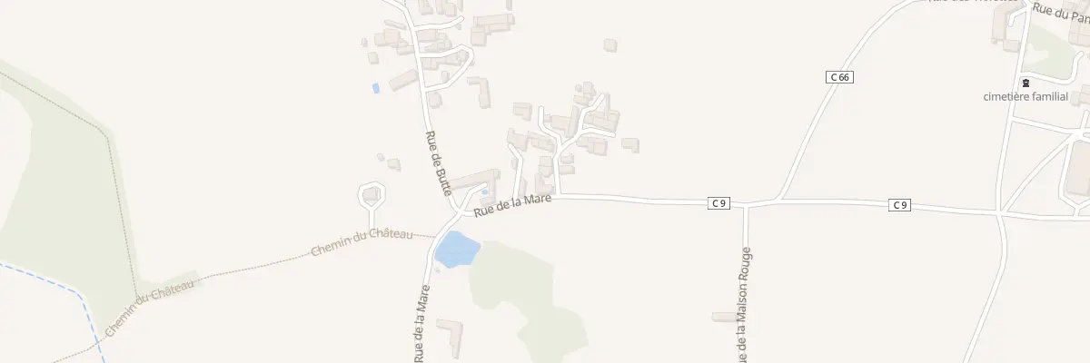 Plan du 1 Imp du Courtil à Rom