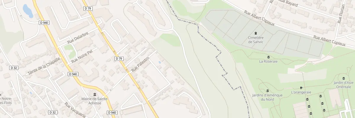 Plan du 22 Rue Chef de Caux à Sainte-Adresse
