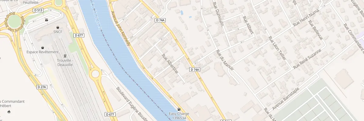 Plan du 89 Rue du Gal de Gaulle à Trouville-sur-Mer