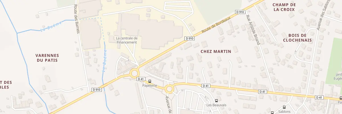 Plan du 134 Rte de Bordeaux à La Couronne