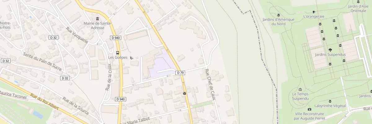 Plan du 38 Rue du Gen de Gaulle à Sainte-Adresse