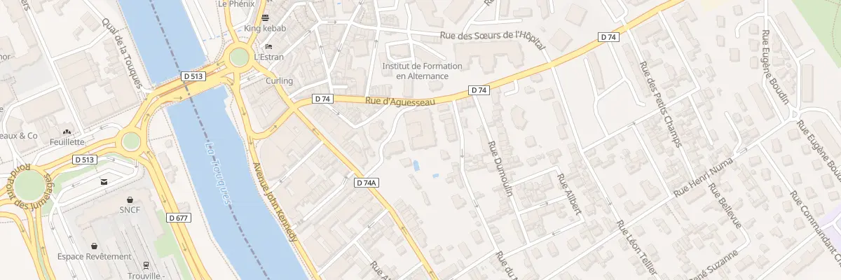 Plan du 28C Rue d’Aguesseau à Trouville-sur-Mer