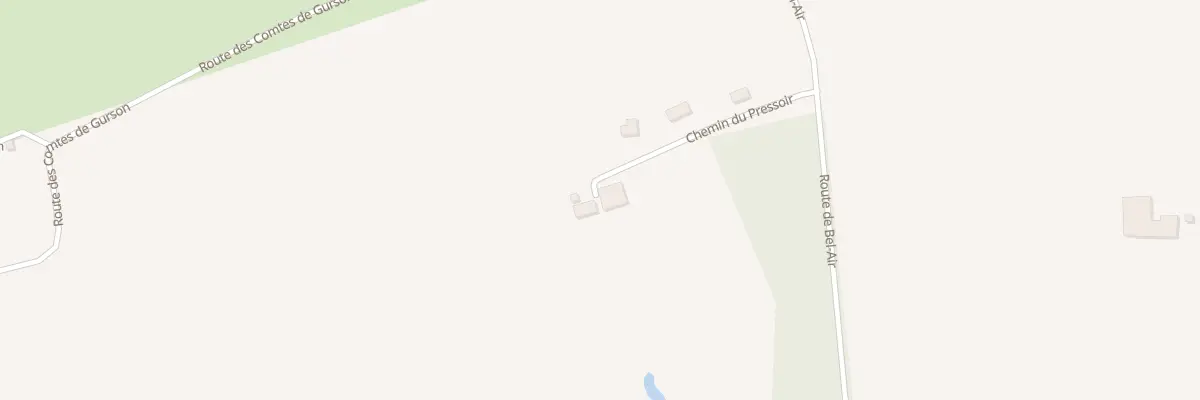 Plan du 230 Che du Pressoir à Carsac-de-Gurson