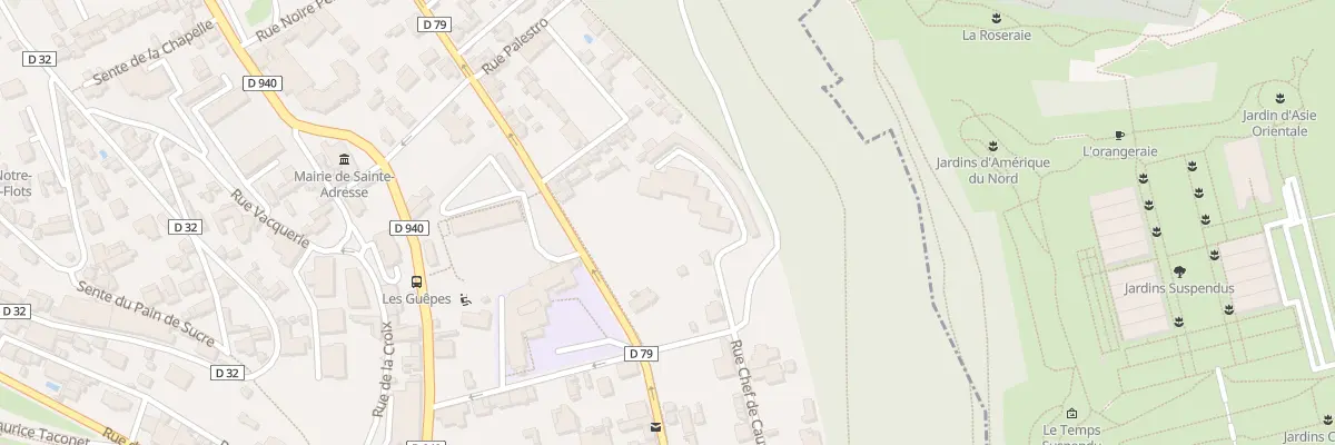 Plan du 9 Rue des Guêpes à Sainte-Adresse