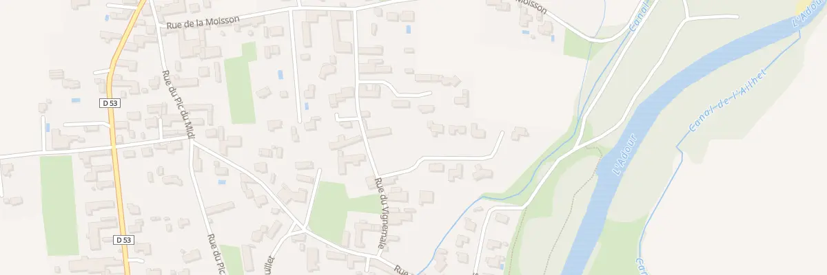 Plan du 1 Rue du Vignemale à Aurensan