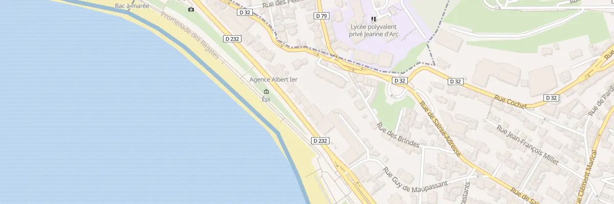 Plan du 110 Bd Albert 1er au Havre