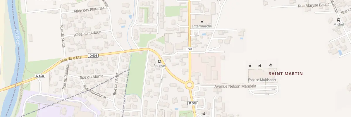 Plan du 75 Rue du 11 Novembre à Aureilhan