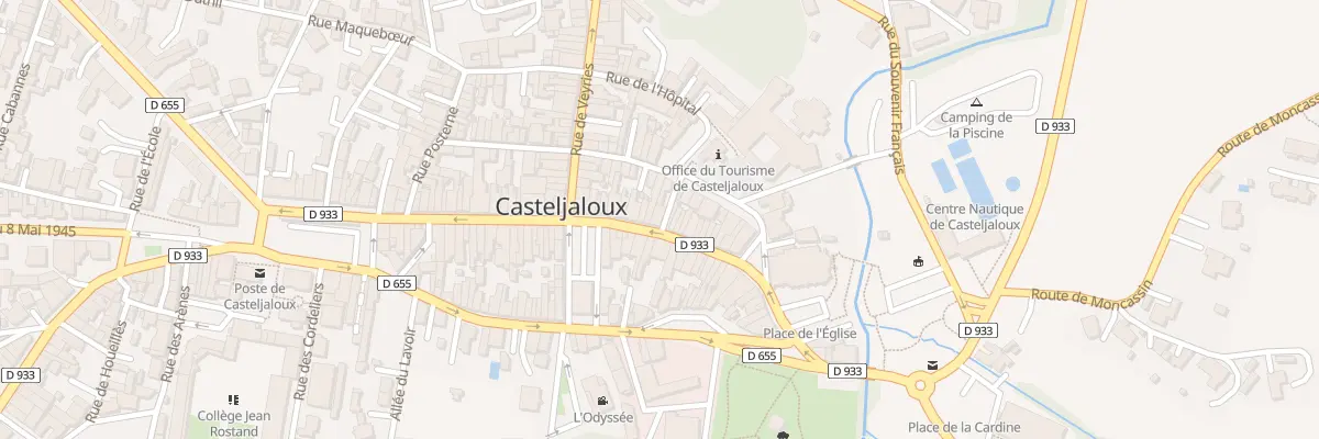 Plan du 26 Gr Grand Rue à Casteljaloux