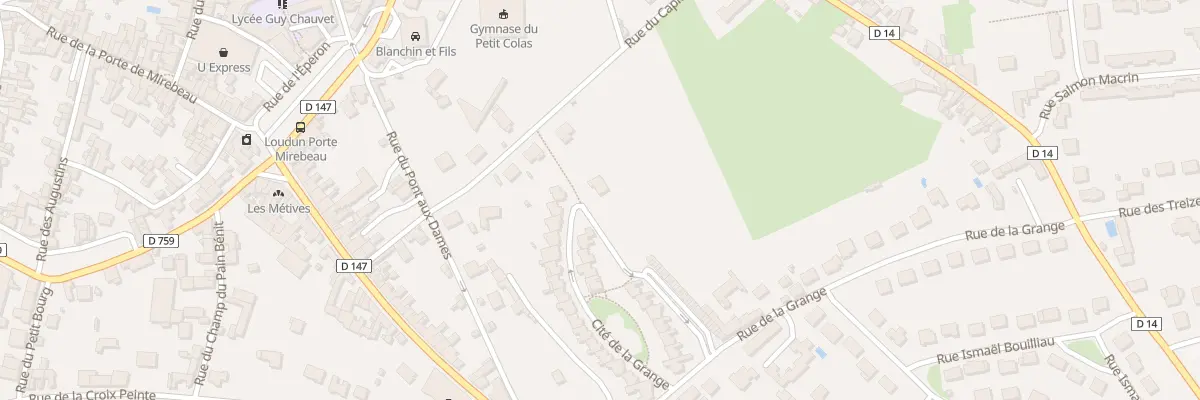 Plan du 28 Cité de la Grange à Loudun